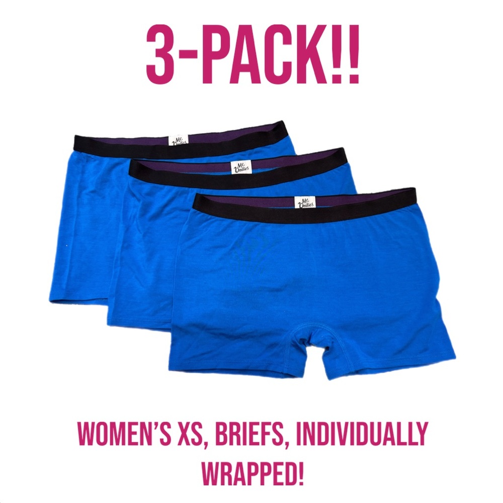 3-Pack, MeUndies, Women’s XS Briefs